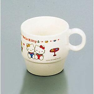 台和 メラミンお子様食器 ニューハロー・キティ カップ(白) RKT77