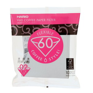 HARIO(nI) V60py[p[tB^[ 02W 1-4tp 100 VCF-02-100W