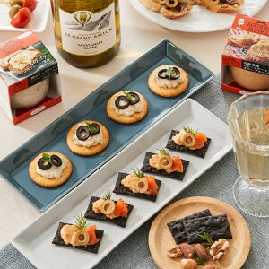 おうちでバル気分 絶品おつまみセット パテ2種 & 黒いクラッカー バル バール おつまみ ピンチョス 瓶詰 缶詰 ビール ワイン ハイボール お酒 パテ クラッカー【送料無料】
