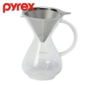 �p�[������ PYREX �R�[�q�[�T�[�o�[600ml �X�e�����X�t�B���^�[�t�� CP-8537�y���������z