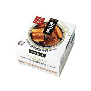 【単品6個セット】 K&K 缶つま 宮崎県産 霧島黒豚角煮 150gx6 まとめ買い まとめ売り お徳用 大容量 セット販売 おつまみ(代引不可)【送料無料】