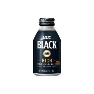 【単品24個セット】 UCC BLACK 無糖 リッチ 缶 275g(代引不可)【送料無料】