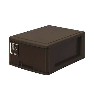 サンコープラスチック 日本製 レターケース A4 幅26×奥行35×高さ15cm 深型 1段 収納ケース ブラウン シルキー 410 BR(代引不可)【送料無料】