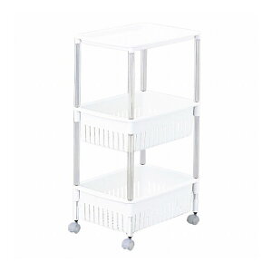 �T���R�[�v���X�`�b�N ���{�� �L�b�`�����S�� ���[�`�F���S�� 3�i ��28.5cm ���s39cm ����67.7cm �z���C�g ���[�`�F���S�� TM-21 OW(����s��)�y���������z