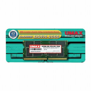 UMAX UMAX m[gPC SO-DIMM DDR4 2666 8GB[UM-SODDR4S-2666-8G](s)yz
