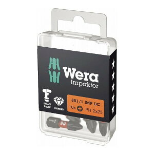 WERA �x�� Hex �w�b�N�X �_�C�������h�R�[�e�B���O�h���C�o�[�r�b�g 10���� �n��T�C�Y#1 �S��25mm 057615(����s��)�y���������z