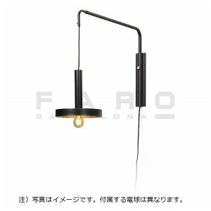 �S�[���L�A�C�����h WHIZZ Black and satin gold extensible wall lamp FARO INDOOR ���C�g FA20167(����s��)�y���������z
