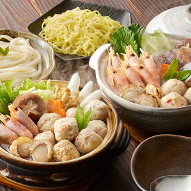 海鮮ちゃんこ鍋&海鮮つみれ鍋 食べ比べセット 鍋セット ギフト 産直 ご当地グルメ 熨斗 贈り物 新生活 お祝い お取り寄せ のし対応 (代引不可)【送料無料】