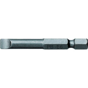 PBスイスツールズ E6-100-4 段付マイナスビット PBスイスツールズ E61004 電動 油圧 空圧工具 ドライバービット 片頭ビット(代引不可)