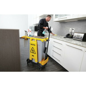 ラバーメイド 【売切廃番】スリムジム リムキャディー キット イエロー ラバーメイド RM2032955YL 清掃 衛生用品 清掃用品 ゴミ箱(代引不可)【送料無料】