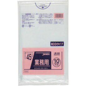 ジャパックス メタロセン配合ポリ袋 45L透明10枚0.02 ジャパックス TM48 清掃 衛生用品 清掃用品 ゴミ袋(代引不可)