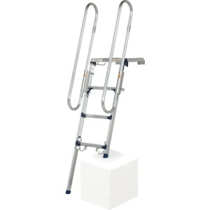 ピカ トラック昇降ステップ(手スリ付キ) ピカ DXF14TEA 工事 照明用品 はしご 脚立 荷役用作業台(代引不可)【送料無料】