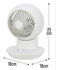 IRIS 296642 サーキュレーターアイ mini ホワイト IRIS PCFSM122W 環境改善用品 冷暖房 空調機器 サーキュレーター(代引不可)【送料無料】