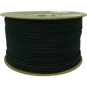 ユタカメイク タイトゴムロープドラム巻 4.5mm×200m ブラック PRT20(代引不可)【送料無料】