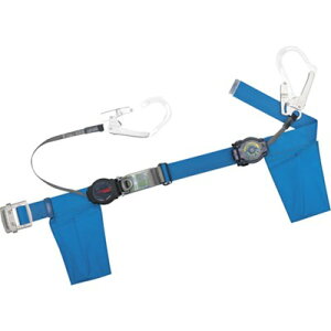 ツヨロン 胴ベルト型墜落制止用器具 TB-ORL-2-593-SRBT ランヤード 補助ロープ ワンハンドリトラ SRリトラ 軽量型 青 Mサイズ TBORL2593SRBTBL4MBP 保護具 墜落 落下防止 胴ベルト型墜落制止用器具(代引