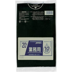 ジャパックス 業務用ポリ袋 20L黒10枚0.030 P22 清掃・衛生用品 清掃用品 ゴミ袋(代引不可)
