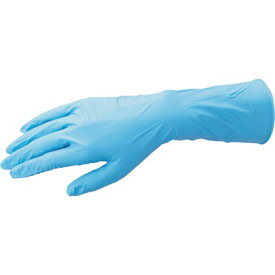 バリアローブ ニトリルPFロングブルーパウダーフリーLL(100枚入) NO.2033LL 保護具 作業手袋 使い捨て手袋(代引不可)