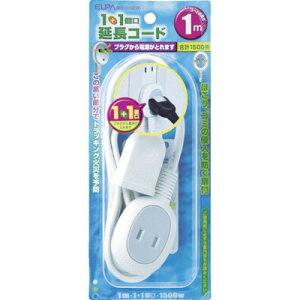 ELPA �����R�[�h1M+1P WLP1010BW �I�t�B�X�E�Z�ݗp�i OA�p�i OA�^�b�v(����s��)