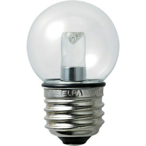 ELPA �d��(LED) LED�d��G40�`�h��E26 ���邳55lm �N���A�d���F���� LDG1CLGGWP256 �H���E�Ɩ��p�i ��Ɠ��E�Ɩ��p�i LED�d��(����s��)