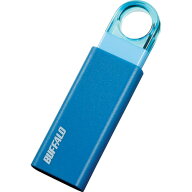 BUFFALO オートリターン機構搭載 ノックスライド USB3.1(Gen1)/USB3.0対応 USBメモリー 16GB ブルー RUF3…
