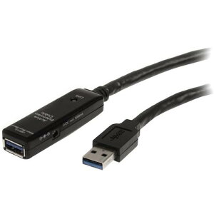 StarTech USBP[u/A-A/10m/USB 3.0/ANeBu/IX X/BK USB3AAEXT10M ItBX Zݗpi OApi P[u(s)yz