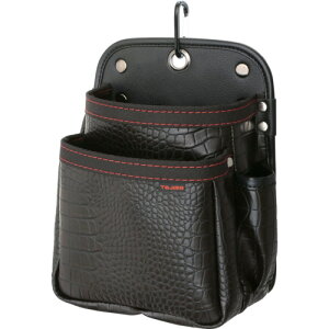 タジマ セフツイン腰袋 クロコ(合皮) 2段中 SFKBG2M2H 手作業工具 バックパック ツールバッグ 工具差し 腰袋(代引不可)【送料無料】