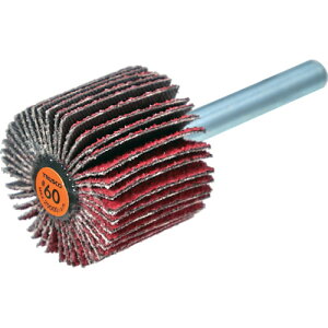 TRUSCO セラミックフラップホイール 軸径6mm #60 外径30×幅25×軸長40 (5個入) TCF3025CE60 電動 油圧 空圧工具 研削研磨用品 フラップ軸付ホイール(代引不可)【送料無料】