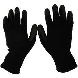 コーコス PUロック プラス10P 13 ブラックL N308913L 保護具 作業手袋 すべり止め手袋(代引不可)