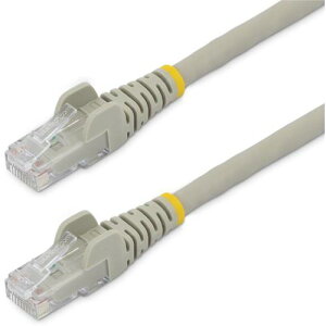 StarTech �J�e�S��6 LAN�P�[�u��/2m/�O���[/10GbE 650MHz/�n���Q���t���[/�c���܂�h�~�@�\�t/CAT6 N6LPATCH2MGR �d�q�@�� �d�ݔz�����i LAN�P�[�u��(����s��)