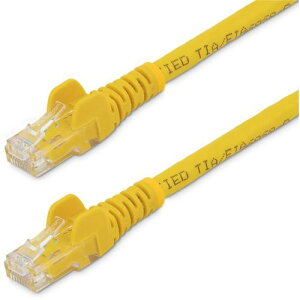StarTech �J�e�S��6 LAN�P�[�u��/10m/�C�G���[/�M�K�r�b�g�C�[�T�l�b�g�P�[�u��/�c���܂�h�~�@�\�t/CAT6 N6PATC10MYL �d�q�@�� �d�ݔz�����i LAN�P�[�u��(����s��)�y���������z
