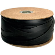 ユタカメイク ゴム 平ゴムドラム巻 押出成形タイプ 20mm×100m ブラック PRTE100 梱包用品 梱包結束用品 …