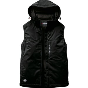 BURTLE ストレッチフーディ防寒ベスト3264-35-Lブラック 326435L 環境改善用品 寒さ対策用品 防寒着(代引不可)【送料無料】
