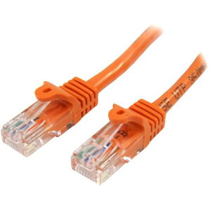StarTech JeS5e LANP[u/50cm/IW/RJ45RlN^[/c܂h~@\t/CAT5e 45PAT50CMOR dq@ dݔzi LANP[u(s)