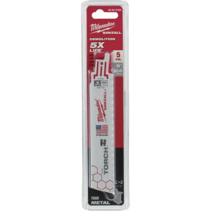 milwaukee TORCH金工用レシプロソーブレード 24TPI 152mm(5本パック) 48005786 電動 油圧 空圧工具 電動工具 ジグソー レシプロソー(代引不可)
