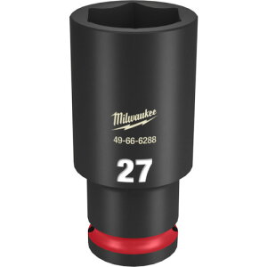milwaukee SHOCKWAVE IMPACT DUTY �f�B�[�v�C���p�N�g�\�P�b�g 1/2�C���`(12.7mm)�p 27mm 49666288 ���ƍH�� �\�P�b�g�����` �C���p�N�g�p�\�P�b�g(����s��)
