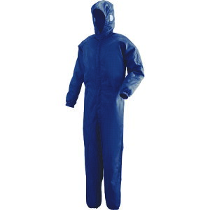 ミドリ安全 フード一体型クリーンウェア ネイビー 5L C1351N5L 研究用品 クリーンルーム関連用品 フード(代引不可)【送料無料】