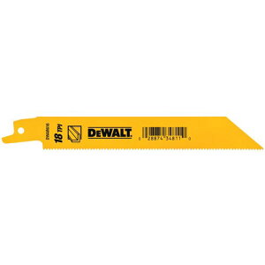 DEWALT レシプロソーブレード セーバーソーブレード レシプロソー替刃 セーバーソー替刃 セーバーソーブレード18山x150mm(5枚) DWAR618JP 電動 油圧 空圧工具 切断用品 セーバーソーブレード(代引