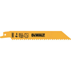 DEWALT レシプロソーブレード セーバーソーブレード レシプロソー替刃 セーバーソー替刃 セーバーソーブレード6山x150mm(5枚) DWAR606JP 電動 油圧 空圧工具 切断用品 セーバーソーブレード(代引不