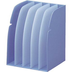 LIHIT ブックスタンド 5仕切り A4 水 G165014 オフィス 住設用品 文房具 クリップボード ブックエンド(代引不可)