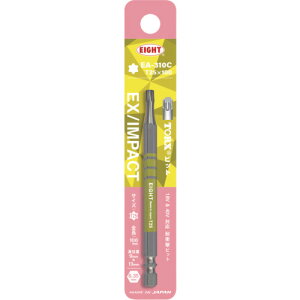 EIGHT �g�[�V�����r�b�g EX/IMPACT TORX�J���[�r�b�g�P�i T25×100mm �����a9mm&13mm �G�C�g �d�� ���� �󈳍H�� �h���C�o�[�r�b�g �g�[�V�����r�b�g EA-310C(����s��)
