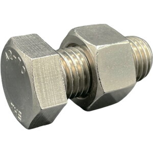 HIーLEAD 六角ボルト・ナット(本体規格/新JIS) A2-70 SUS304/ステンレス M20X45L ピッチ2.5 全ねじ スタイル1ナット プロスパー洸洋 金物 建築資材 ねじ 六角ボルト IS6FBNA270-M2045P25(代引不可)