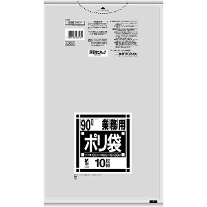サニパック バイオマスプラ10%配合ゴミ袋90L透明0.05mm 日本サニパック 清掃 衛生用品 清掃用品 ゴミ袋 L93V(代引不可)