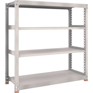 TRUSCO �X�`�[�����b�N M5�^���ʒI 1200X921XH2100 4�i �P�� �Ɛk�����x�[�X�t �l�I�O���[ �l�I�O���[ �g���X�R���R ���� �ۊǗp�i ���i�I ���ʒI300kg M5-7494SFC(����s��)�y���������z