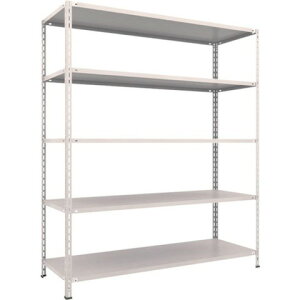 TRUSCO �g���X�R �y�ʒI ���I�{���g���X�^1800X600X2100 5�i �l�I�O���[ L76W15 �g���i �g���ݒu�s��(����s��)�y���������z