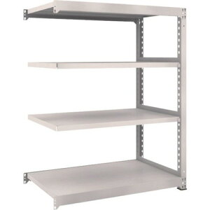 TRUSCO トラスコ M5型中量棚 1200X721XH1500 4段 連結 ネオグレー M55474B 組立品 組立設置不可(代引不可)【送料無料】