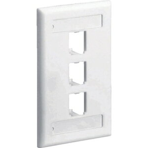 パンドウイット フェースプレート 3ポート用 オフホワイト CFPL3IWY(代引不可)