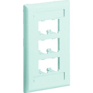 パンドウイット フェースプレート 6ポート用 オフホワイト CFPL6IWY(代引不可)