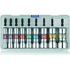 ベッセル 剛鍛セミロングソケット9本組 No.SL209PS(アソート 9本) SL209PS(代引不可)【送料無料】