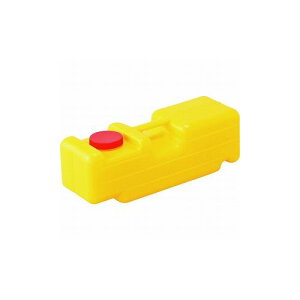 緑十字 A型バリケード用ウエイト 黄 BS-1 500×180×180mm 満水時10kg 111001 標識・標示 安全標識(代引不可)