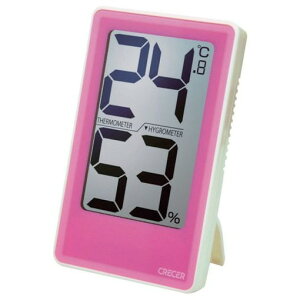 クレセル デカ文字 デジタル温湿度計 CR2000P 測定 計測用品 測定 計測用品 環境計測機器 温度計 湿度計(代引不可)